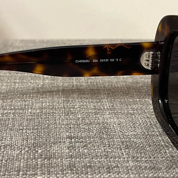 Celine Tortoise Shell Women's Sunglasses - Picture 4 of 5